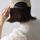 日焼け止めストローベースボールキャップ 3色入 - liwisi