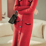 Elegant Temperament Knitted Dress