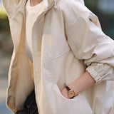 Casual Sports Zip-Up Hooded Jacket