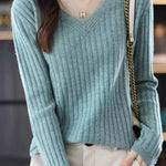 Long Sleeve Knitted Base Layer Top - liwisi