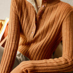 Casual Commuter Double-Layer Double-Breasted Lapel Sweater - liwisi
