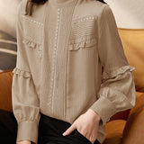 French elegant textured shirt - liwisi