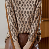 Lazy Temperament High-Neck Pullover Sweater