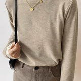 Fleece-lined knitted shirt with lace trim. - liwisi