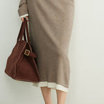 Comfortable wool knitted set - liwisi