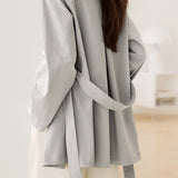 Casual Commuting Simple Loose Long-Sleeve Trench Coat - liwisi