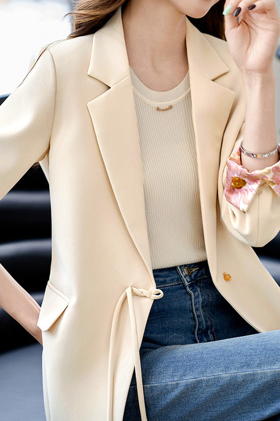 Elegant Office Neo-Chinese Style Blazer - liwisi
