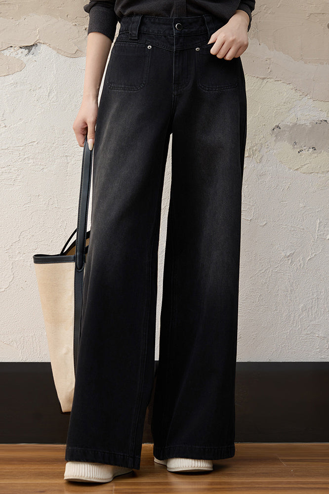 Vintage Wide-Leg Jeans - liwisi