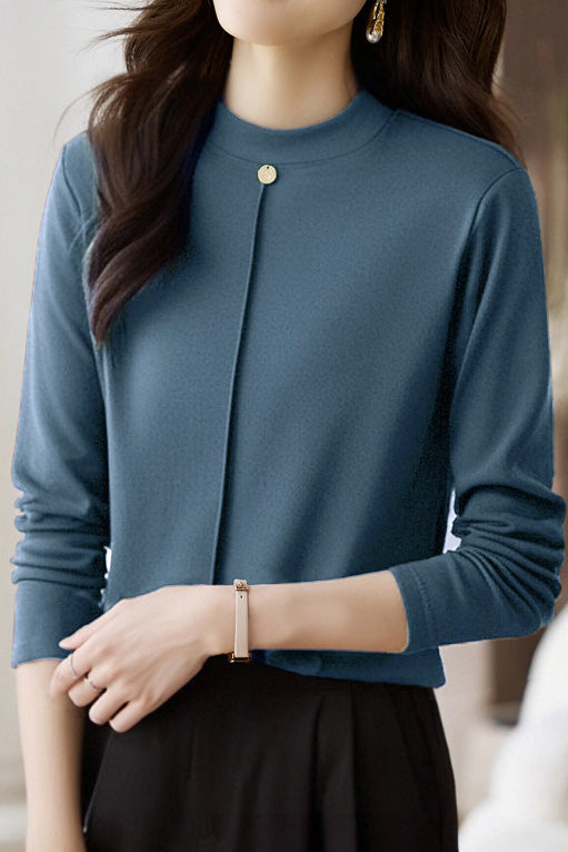 Simple and Versatile Casual Base Shirt - liwisi
