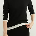 Comfortable wool knitted set - liwisi