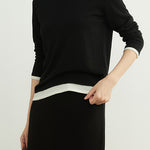 Comfortable wool knitted set - liwisi