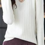 Long Sleeve Knitted Base Layer Top - liwisi