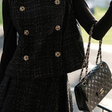 Elegant Waistcoat and High-Waisted Skirt Set - liwisi