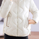 Casual Warm Lightweight Hooded Cotton Jacket