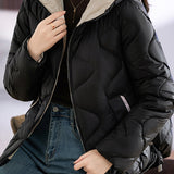Casual Warm Lightweight Hooded Cotton Jacket