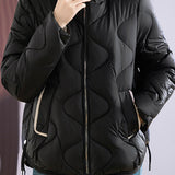 Casual Warm Lightweight Hooded Cotton Jacket