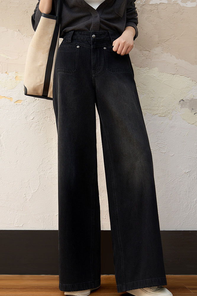 Vintage Wide-Leg Jeans - liwisi