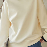 異色ピーターパンカラー緩やかスウェット - liwisi