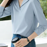 Sailor Collar Button Decor Casual T-Shirt - liwisi