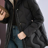 Casual Warm Lightweight Hooded Cotton Jacket