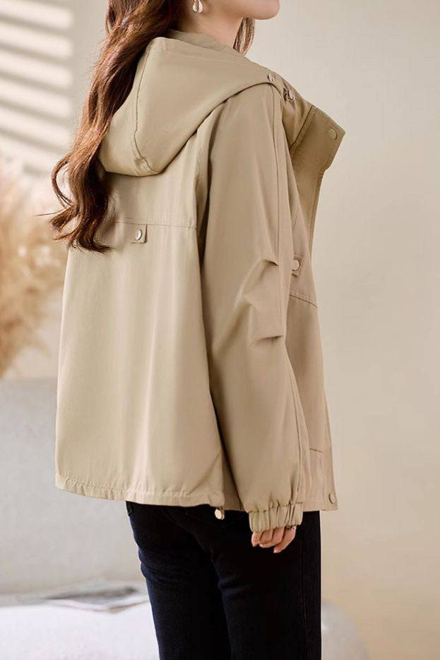 Short padded trench coat - liwisi