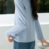 Sailor Collar Button Decor Casual T-Shirt - liwisi