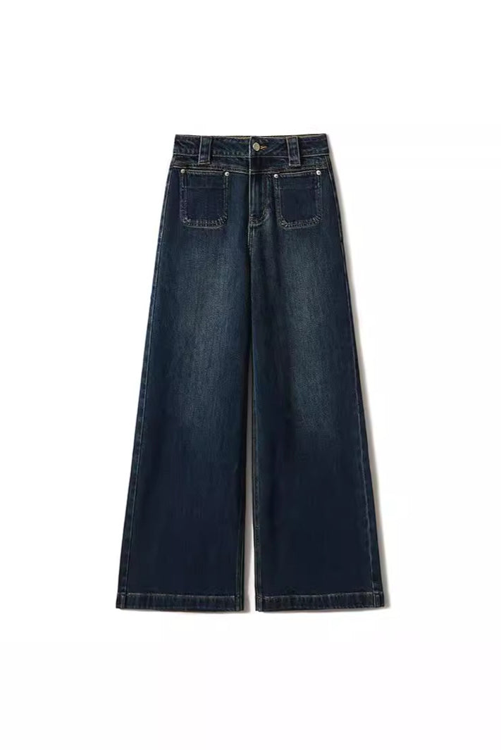 Vintage Wide-Leg Jeans - liwisi