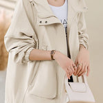 Short padded trench coat - liwisi