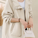 Short padded trench coat - liwisi