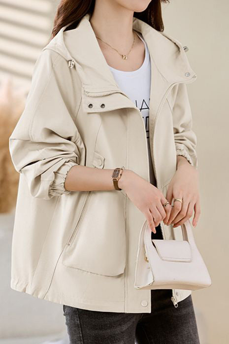 Short padded trench coat - liwisi