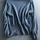 Versatile Solid Turtleneck Knit Top - liwisi