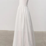 Round Neck Docking Maxi Tank Dress with Lining - 3 Colors Available - liwisi