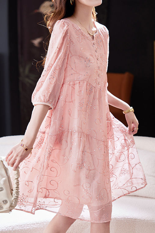 Elegant Sequined Dress - liwisi