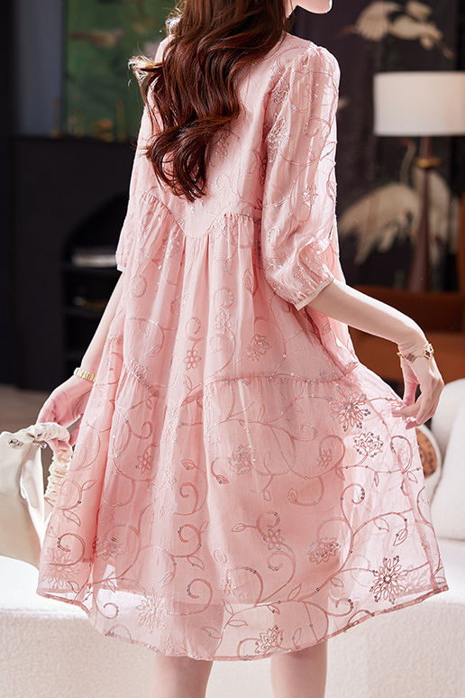 Elegant Sequined Dress - liwisi