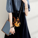 Layered Look Stitch Decor Semi-Flare Dress - 2 Colors Available - liwisi