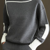 Casual Versatile Knitted 2-Piece Set