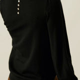 Solid - color casual knitted sweater - liwisi