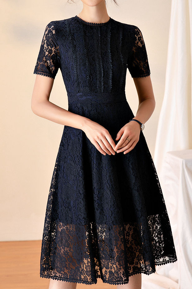 Stylish and Elegant Lace Dress - liwisi