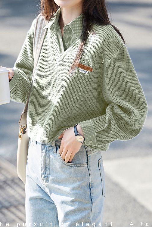 Fashion Color Block Striped Hoodie - liwisi