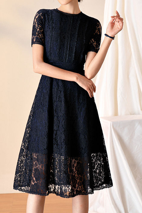 Stylish and Elegant Lace Dress - liwisi