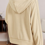 Basic Hooded Logo Decor Hoodie - 3 Colors Available - liwisi