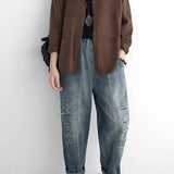 V-Neck Rib Knit Cardigan with Contrast - 5 Colors Available - liwisi