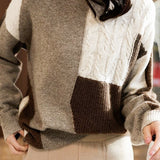 Round Neck Knit - 2 Colors Available - liwisi