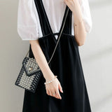 Layered Look Stitch Decor Semi-Flare Dress - 2 Colors Available - liwisi
