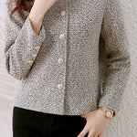 シャネル風ネールカラーツイードジャケット 裏地付 - liwisi