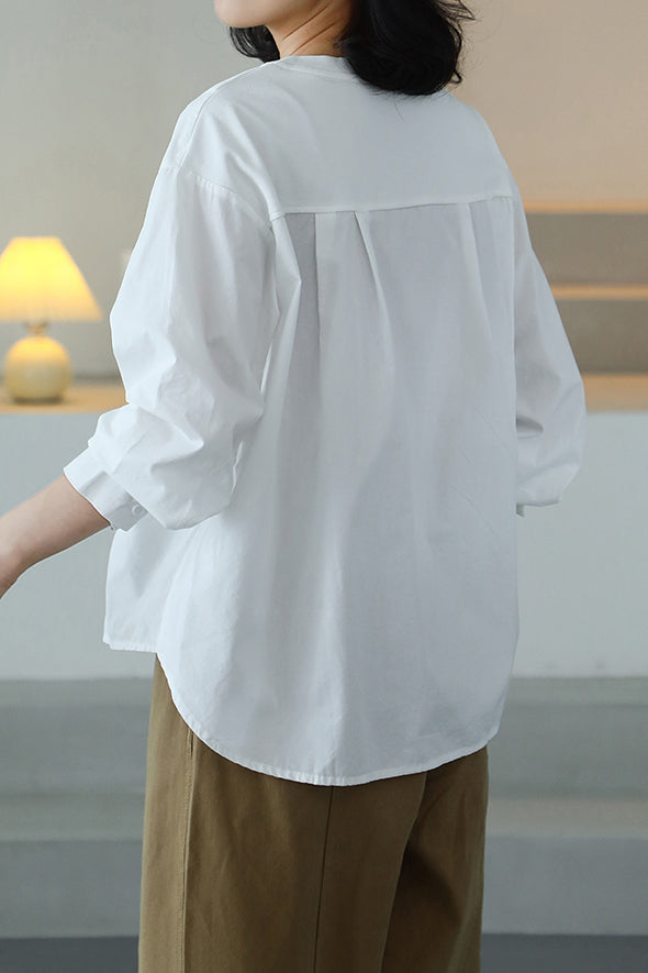 Round Neck Side Drawstring Sweatshirt - 3 Colors Available - liwisi