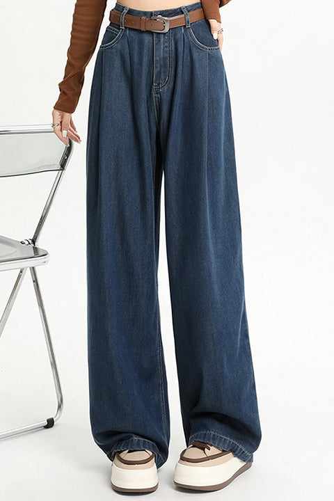 Simple Design Maxi Denim Pants - 6 Colors Available - liwisi