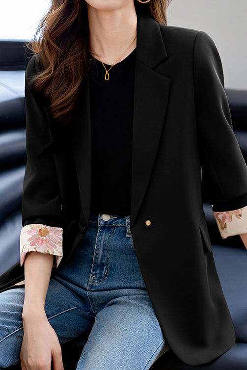 Elegant Office Neo-Chinese Style Blazer - liwisi