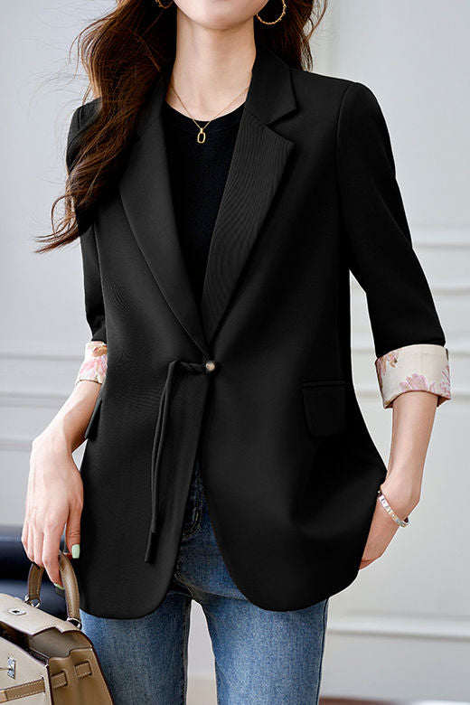 Elegant Office Neo-Chinese Style Blazer - liwisi