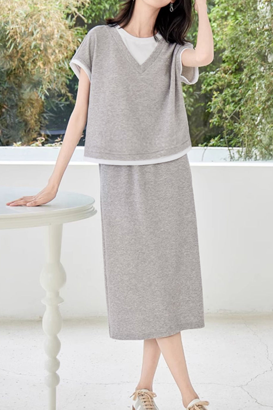 Casual Fashion Skirt Set - liwisi
